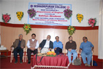 Along with Dr. U. R. Anantha Murthy at the inauguration of two day National Level Symposium on New Frontiers of Literary Research organized by Seshadripuram College and Sahitya Akademi in Bengaluru, 2008