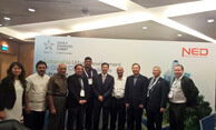 Dr. Wooday P. Krishna (2nd from left), National Council Member, The Institution of Engineers (India), seen with the other Indian delegates and delegates from other countries at the World Engineers Summit on Climate Change, Singapore, 2015.