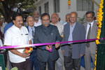 	Er. Ashok Kumar Basa, President, The Institution of Engineers (India), inaugurating the National Design & Research Forum Project Centre at IEI, Karnataka State Centre premises, Bengaluru, flanked by Dr. Wooday P. Krishna, Chairman, IEI, KSC, 1-2-2014.L-R: Dr. Ing. B. V. A. Rao, Chairman, NDRF; Prof. Arvind Kulkarni, Er. D. V. Nagabhushan, Dr. K. Gopalakrishnan; Dr. L. V. Muralikrishna Reddy, Vice-President, IEI; and Prof. Lawrence Surendra.