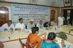 Participating in a round table discussion organised by Gandhi Peace Foundation, Seshadripuram Educational Trust and others, to suggest amendments to Criminal Laws relating to Safety and Security of Woman.  Former Union Minister M. V. Rajashekaran, Freedom Fighter Dr. H. Srinivasaiah, Bengaluru District Advocate Association K. N. Subbareddy, former Advocate General B. V. Acharya and others were present during the occasion.