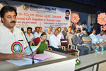 At the annual get-together of staff of Seshadripuram Institutions on Teachers' Day 2011.