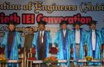 At the 20th Convocation of the Institution of Engineers (India) on 4-11-2012 at Jnanajyothi Auditorium, Bengaluru.  Shri Hansraj Bhardwaj, Governor of Karnataka, was the Chief Guest.  Dr. H. Maheshappa, Vice-Chancellor, Visvesvaraya Technological Institute delivered Convocation Address.