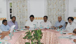 Dr. Wooday P. Krishna, presiding over a meeting of the Mechanical Engineering Division Board of the Institution of Engineers (India) at Pachmarhi, Madhya Pradesh, June 2014