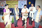 t the Annual Convocation of Seshadripuram Commerce College along with Prof. K.J.Rao, Emeritus Professor, Indian Institute of Science, Bengaluru.