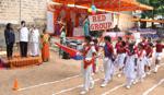 At Sports Day organized by Seshadripuram Higher Primary School, Kumara Park, Bengaluru, 2012.